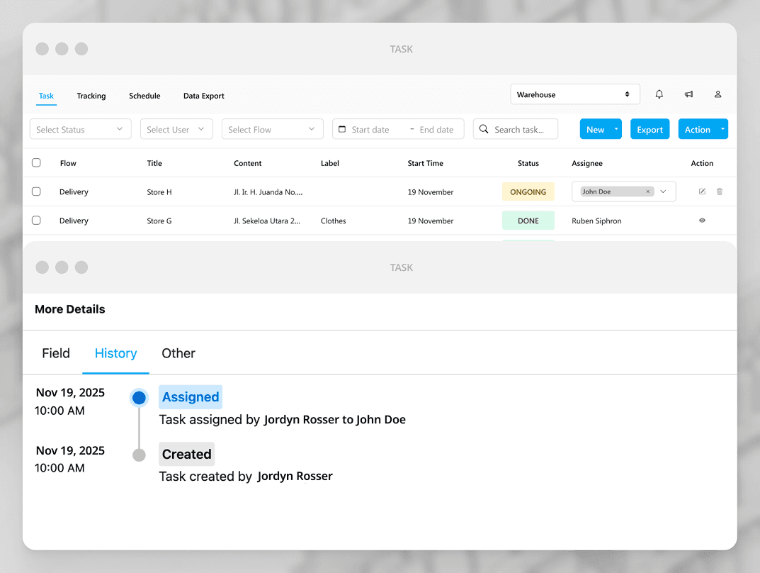 Perencanaan Order & Pengiriman