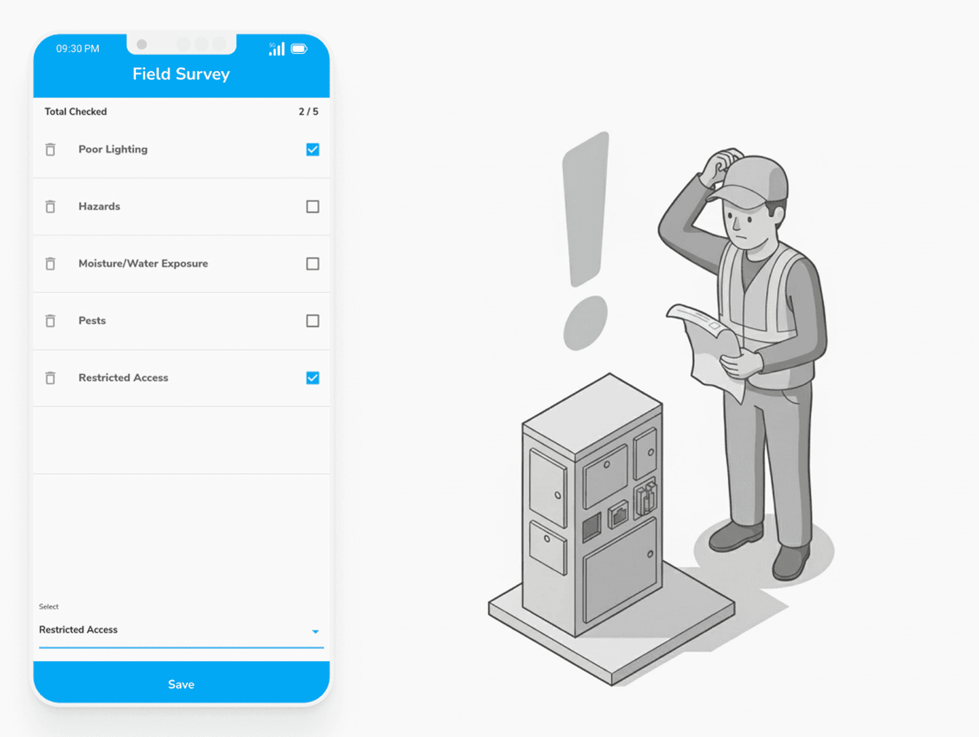 Checklist survei terpandu