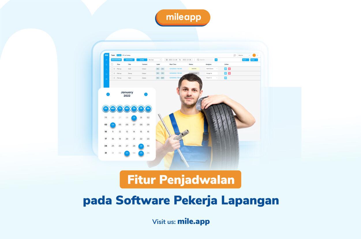 Fitur Penjadwalan pada Software Pekerja Lapangan