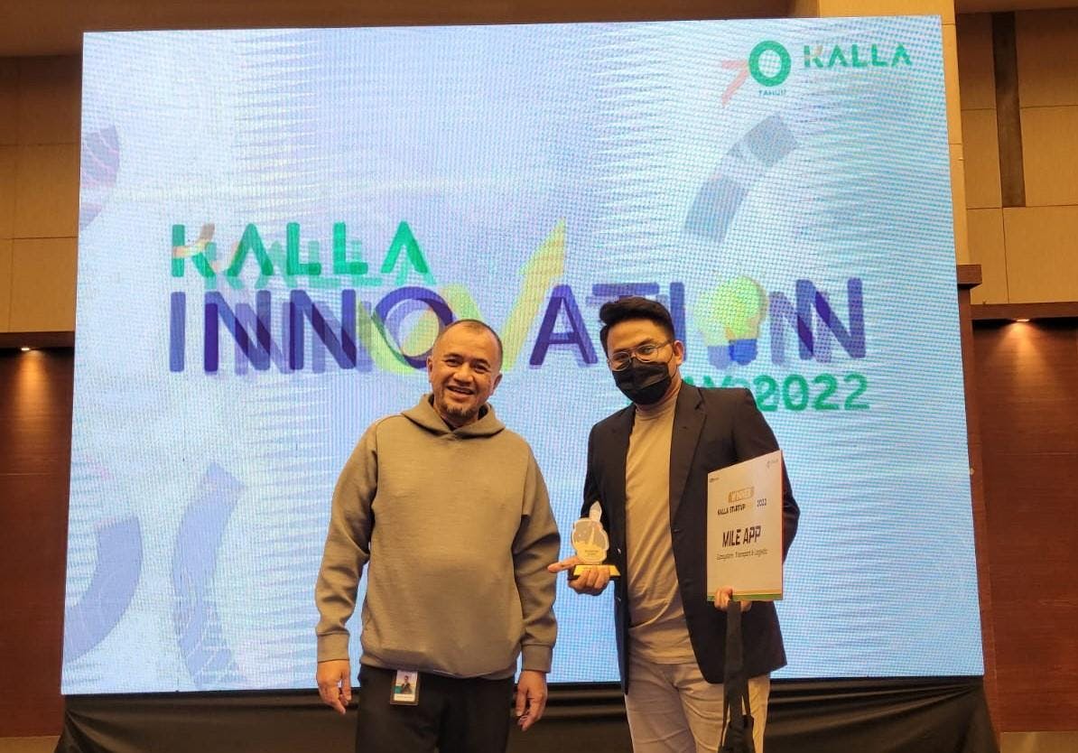 MileApp Jadi Startup Terbaik di Kalla Startup Hunt 2022