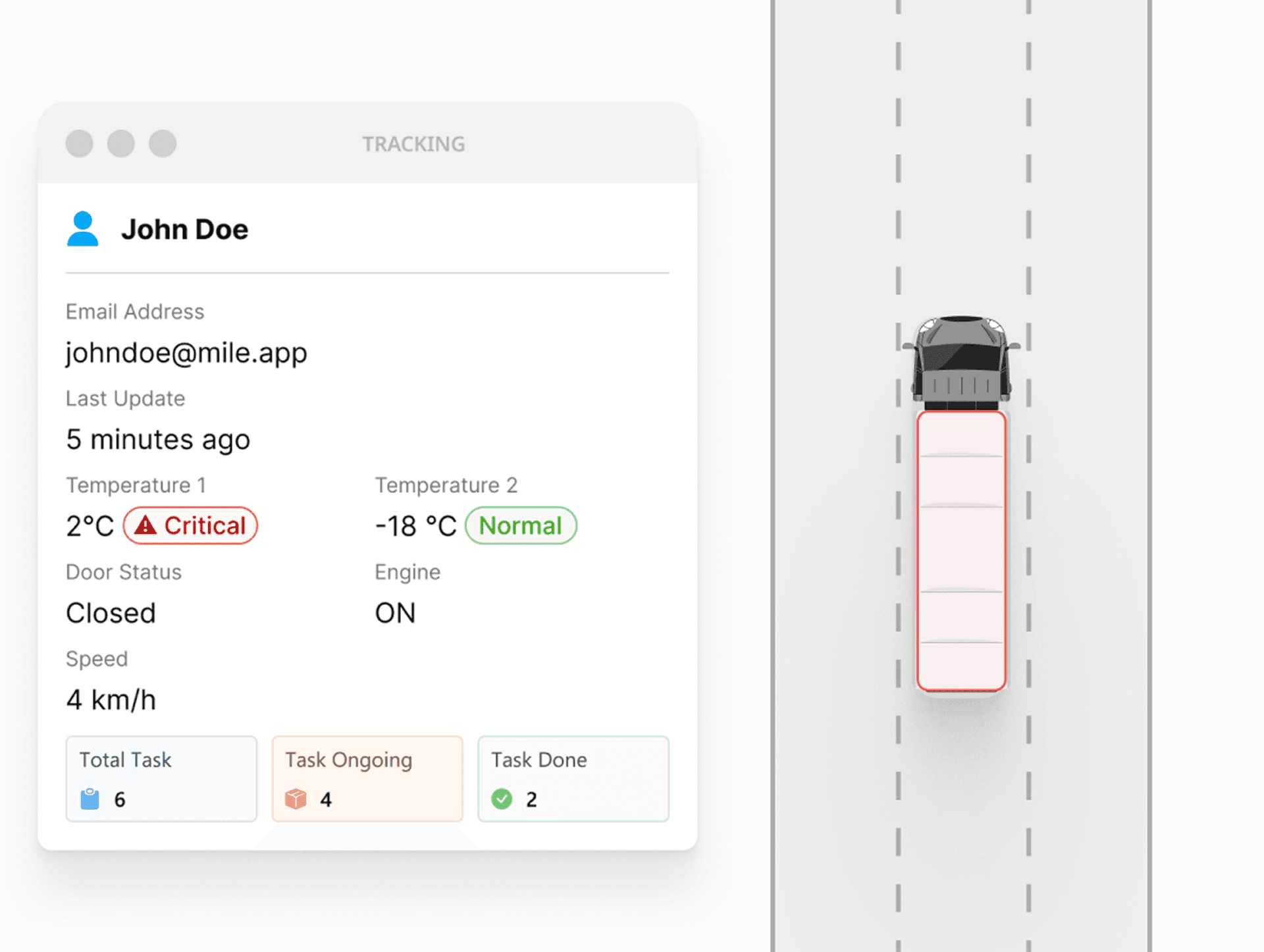 Peringatan penyimpangan suhu